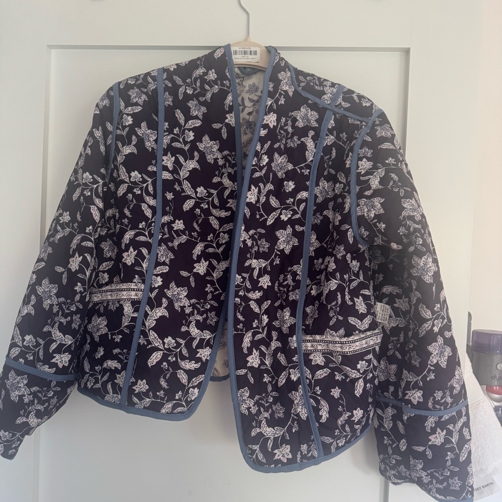 Reversible Floral Quilted Women's Jacket